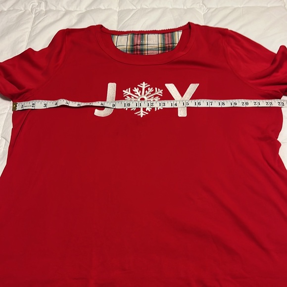 Talbots “Joy” Long Sleeve Sleep Shirt - Picture 5 of 5
